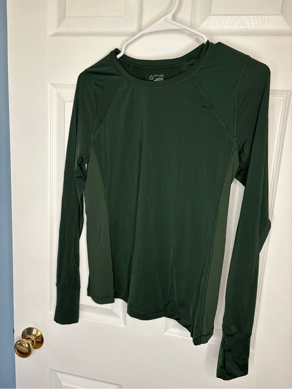 aerie Forest Green Long Sleeve Tee